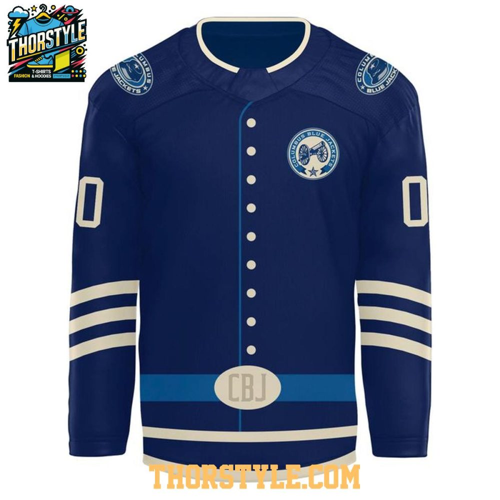 Columbus Blue Jackets X 2026 Military Appreciation Celebrate Hockey Jersey