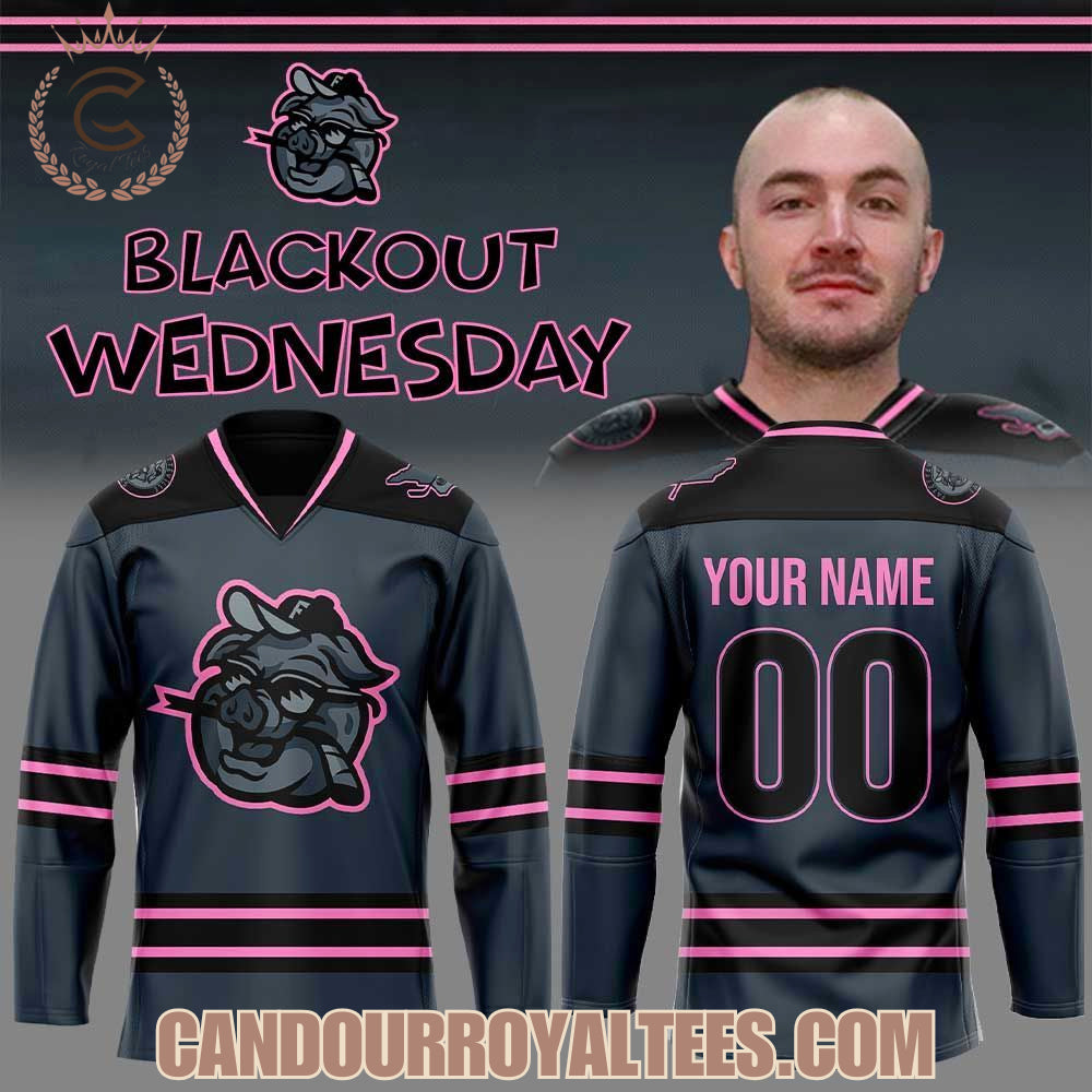 Fayetteville Marksmen Fatbacks Mode Uniform Hockey Jersey